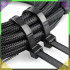 Universaalsed tugevad mustad kaablikinnitid 50 tk 4x100mm