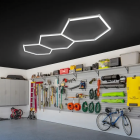 LED-kuusnurk-paneelvalgusti töökohta, garaaži ja koju 247x98cm 125W 6500K