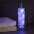 Elektriline LED-küünal haualaternasse, patareidel, sädelev 19,5 cm