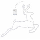 Jõulupõder, soe valge dekoratiivlamp 43 LED-iga, jõulukaunistus, 46 cm