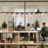 led-jõulutulede girland lumememmed, jõulukaunistus 10 tk, 110 cm
