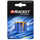 Leelispatareid, 40 tk (10 × 4 tk), Rocket AAA LR3 1,5V RL03