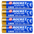Leelispatareid, 40 tk (10 × 4 tk), Rocket AAA LR3 1,5V RL03