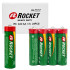 Rocket tsink-süsinikpatareide komplekt, 6 × 4 tk, AA R6 1,5V