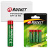 Rocketi tsink-süsinikpatareide komplekt, 40 tk (10 komplekti × 4 tk), AAA R03 1,5V