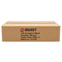 Rocket leelispatareid, komplekt 200 tk – AA, LR06/LR6, 1,5V (20 × 10 tk)