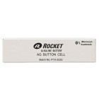 Leeliseliste nööppatareide komplekt Rocket, 200 tk (20 komplekti × 10 tk), AG10 1,5V LR54