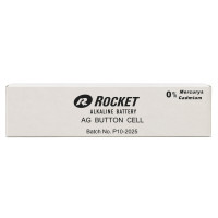 Leeliseliste nööppatareide komplekt Rocket, 200 tk (20 komplekti × 10 tk), AG10 1,5V LR54