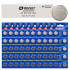 Leeliseliste nööppatareide komplekt Rocket, 200 tk (20 komplekti × 10 tk), AG10 1,5V LR54