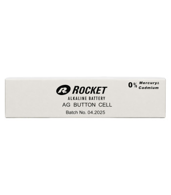 Leelis-nööppatareid Rocket AG13 LR44, 1,5V, 20 × 10 tk