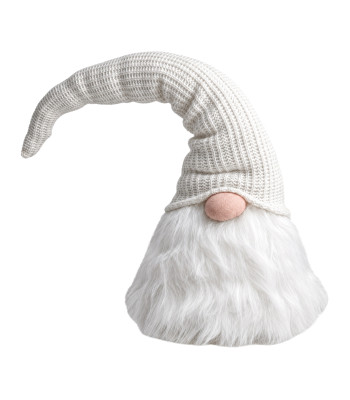 Suur jõulupäkapikk, hall kuusealune kaunistus ja kingitus, 78cm
