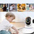 Juhtmevaba pööratav WiFi-beebimonitor valvekaamera, 360°