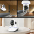 Juhtmevaba pööratav WiFi-beebimonitor valvekaamera, 360°