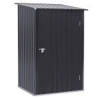 Metallist aiatööriistakuur, tööriistade hoiuruum ja aiakuur 160x98x103cm