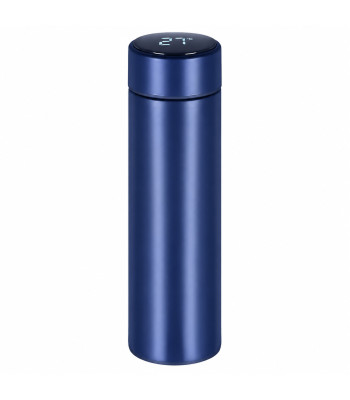 Temperatuurianduri ja LCD-ekraaniga termokruus, sinine, 500 ml