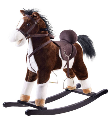 Suur pruun kiikhobune