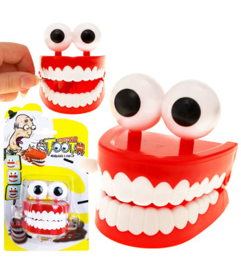 Käiku keeratav klõbisev lõualuu suured silmad