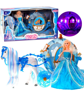 Tuhkatriinu Tõld Hobusega ja Nukk Ballikleidis ZA1362