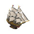 3D pusle HMS Victory laev