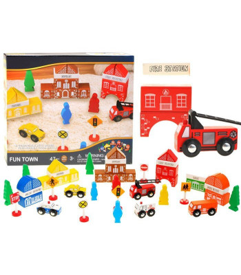 Puidust klotsid LINN Tuletõrjejaam ZA1804