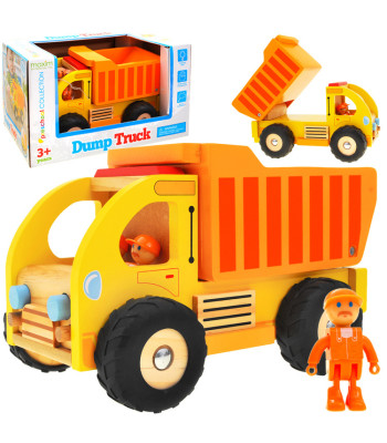 Puidust kallur ja prügiveok lastele