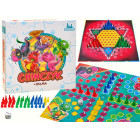 Kahepoolne lauamäng Chińczyk ja Täht Halma 2in1