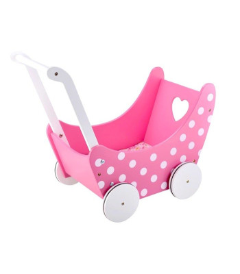 Puidust nukkude jalutuskäru