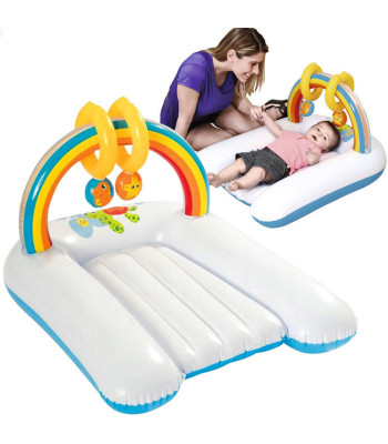 Bestway beebi täispuhutav mähkimismatt + mänguasjad 52241