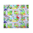 Suured vahtpuzzled LINNATÄNAV Pehme mängumatt lastele 120x120cm ZA2510