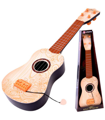 Mängukitarr metallkeeled + plektron IN0095