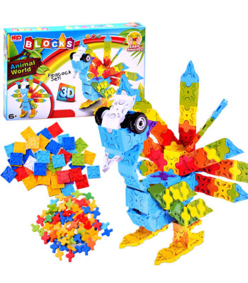 Värvilised loovad 3D klotsid PAW 227tk ZA2519