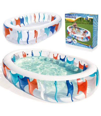 Bestway Elliptiline Täispuhutav Bassein 229cm x 152cm 54066