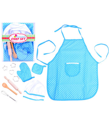 Laste köögikomplekt põll, müts, kinnas, tarvikud ZA2817