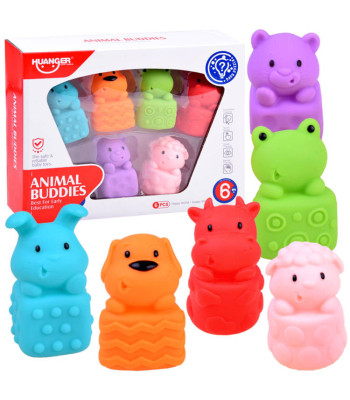 Kummist loomakesed vannimänguasjad