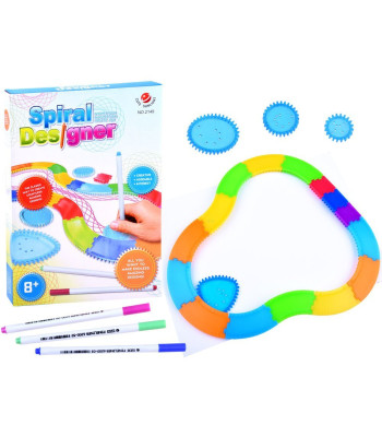 Spirograaf Joonistuskomplekt LOOVAD spiraalid Joonistamise Abi TA0080