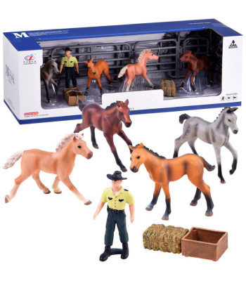 Maalingutega talu hobuste komplekt
