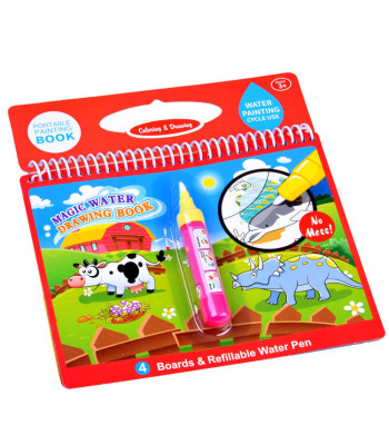 Värvimisraamat veepintsliga loomad ZA2996