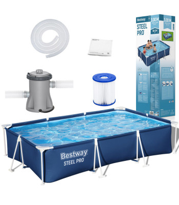Bestway Raamiga Bassein 300x201x66cm 8in1 56411