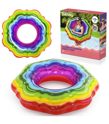 Bestway täispuhutav ujumisrõngas 115 cm VÄRVILINE TÄRNAKAS