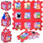 Puzzle vahtplastist Loomad ja Numbrid Mängumatt Imikutele 93x93cm ZA3147