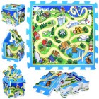 Vahtmatt LINNAKENE - TÄNAV Väikelastele 93x93cm