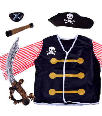 Piraadikostüüm mõõgaga Laste kostüüm
