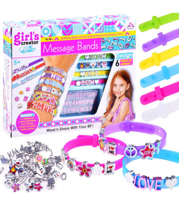 Loov ehtekomplekt käevõrude valmistamiseks Põhikud Helmed Tähed ZA3211