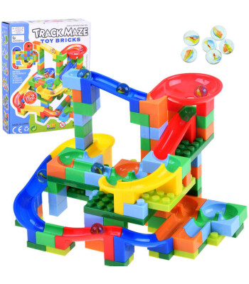 Värvilised kuubikud Marble toru kuulidele 152 osa