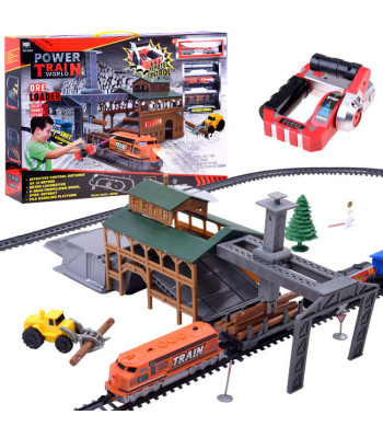 Kaubaveduri rong koos vagunite ja jaamaga RC0507