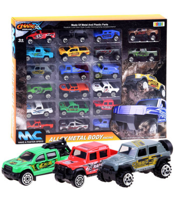 20 metallist autode komplekt Maastikuautod Resoautod