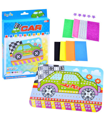 Loominguline Mosaiigi Komplekt Auto Kleepsud