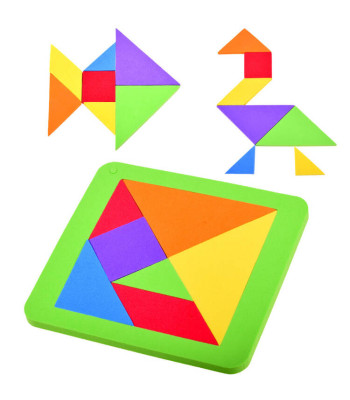 Värviline Tangram Mõistatus