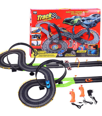 Võidusõiduraja Komplekt 787cm Kaks Autot