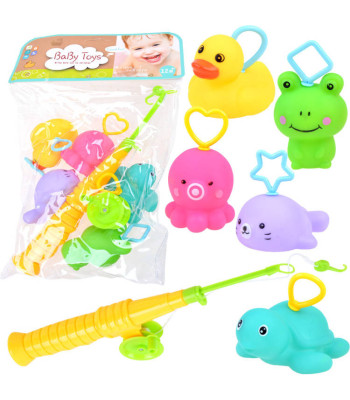 Kummist Loomad ja Õngeritv Vannimänguasi